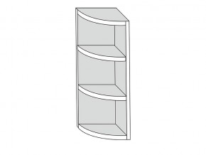 19.30.0р Полка угловая (h=913) радиусная  ЛДСП УНИ в Златоусте - zlatoust.magazin-mebel74.ru | фото