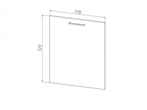 П 60 Комплект для посудомоечной машины 600 мм (цоколь + фасад) ЛДСП в Златоусте - zlatoust.magazin-mebel74.ru | фото