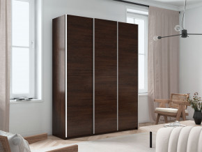 Шкаф-купе Прайм 3-х дверный 1800 три ДСП Венге в Златоусте - zlatoust.magazin-mebel74.ru | фото