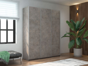 Шкаф-купе Прайм 3-х дверный 2100 три ДСП Бетон в Златоусте - zlatoust.magazin-mebel74.ru | фото