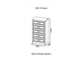 ВМ-10 Комод в Златоусте - zlatoust.magazin-mebel74.ru | фото
